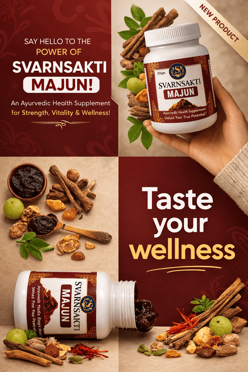 Svarnsakti Majun: Ayurvedic Power for Strength, Stamina & Vitality - svarnsakti
