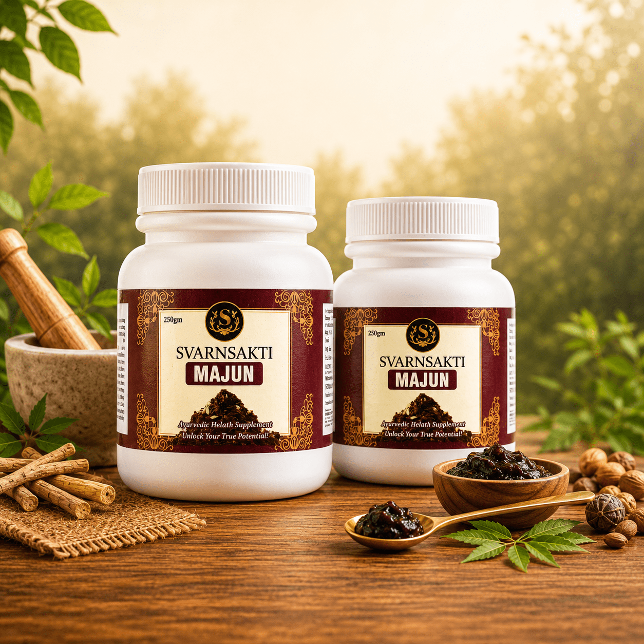 100% Natural Majun Herbal — Traditional Unani Medicine for Male Strength, Stamina & Energy - svarnsakti