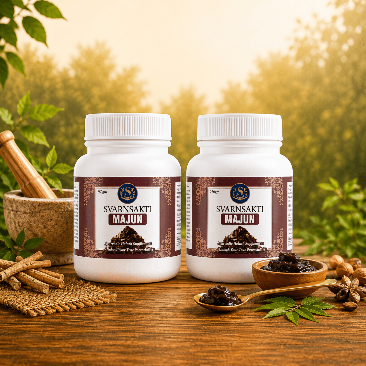 100% Natural Majun Herbal — Traditional Unani Medicine for Male Strength, Stamina & Energy - svarnsakti